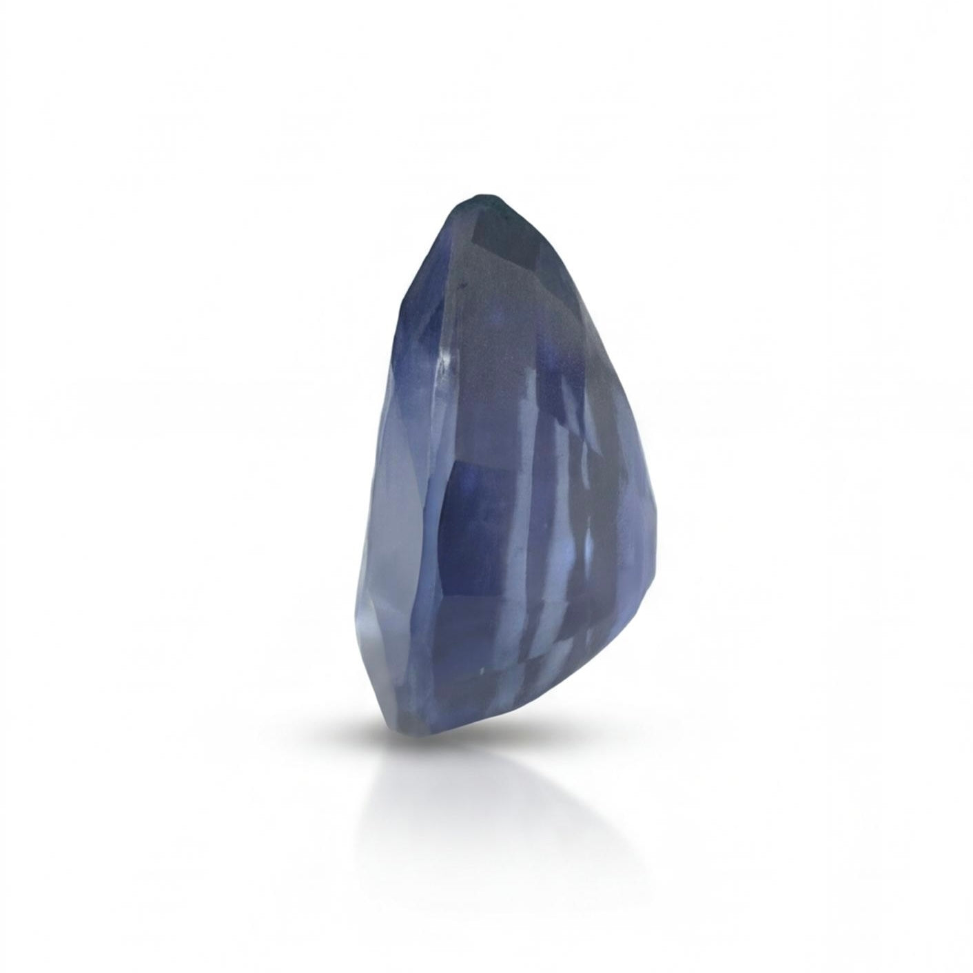 אבן חן ספיר כחולה חיתוך טיפה 4.72 קראט
