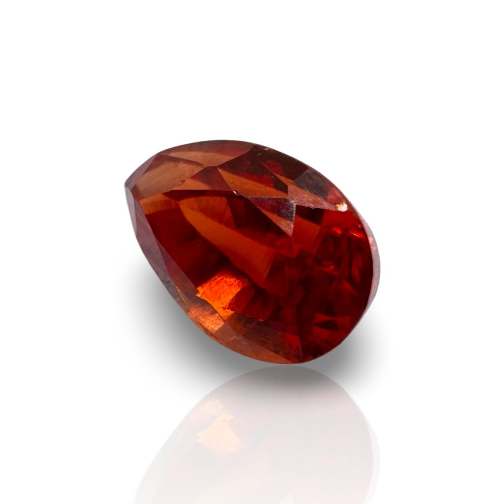אבן חן ספיר Padparadscha חיתוך טיפה 5.07 קראט